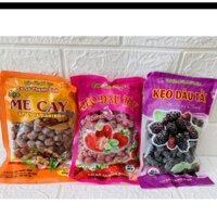 sỉ 10gói mỗi gói 200g ô mai Dâu tây/me cay/dâu tằm đặc sản Đà Lạt