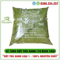 Sỉ 10kg bột trà xanh nguyên chất Thái Nguyên - Hàng loại 1