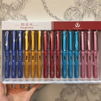 Sỉ 15 Cây BÚT MÁY OUGUWEN 001 Ngòi Kim Tinh Viết Trơn -Êm