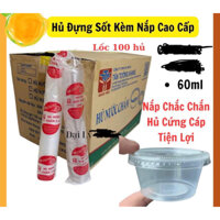 Sỉ 1thùng 5000 hộp (hũ)  đựng sốt, caramen, nước chấm , nước tương , gia vị bằng nhựa có nắp dùng 1 lần cao cấp