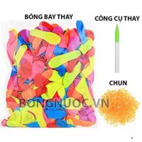 Sỉ 27 chùm bóng bay nước, 3000 bóng thay, 3000 chun buộc, 15 công cụ, 9 đầu nối - Bóng nước chùm, Bong bóng nước