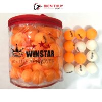 Sỉ 30 Quả Bóng Bàn WINSTAR 3 Sao (40+) CAO CẤP - HÀNG CHÍCH HÃNG