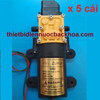 SỈ- 5 cái Bơm nước mini 12v tự ngắt khi khóa nước, bơm đơn Zukui/ Osaka 12V 110PSI (5cái)