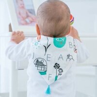 Sỉ 5 khăn thấm mồ hôi lưng sợi tre muslin cho bé