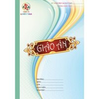 SỈ 5 QUYỂN SỔ GIÁO ÁN 200 trang Quyết Tâm kẻ ngang 19-26cm.Dành cho học sinh,sinh viên