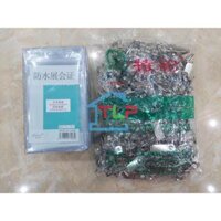 SỈ 50 BỘ THẺ ĐEO NHÂN VIÊN 107 (DỌC, KT 65*115mm) + Kẹp thẻ sắt (HÀNG CAO CẤP)