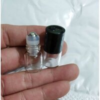 Sỉ 50 chai lọ 1ml bi lăn thép đựng tinh dầu chiết nước hoa mẫu thử tiện dụng bỏ túi mang theo mình đi du lịch