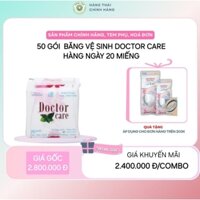 SỈ 50 GÓI BĂNG VỆ SINH DOCTOR CARE hàng ngày 20 miếng