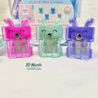 SỈ _ [5848] LON 32 Cái Đồ Chuốt Bút Viết Chì / Đồ Gọt Bút Viết Chì 2 Lỗ Chuốt Hình CON CHÓ / CON THỎ 5848 dễ thương
