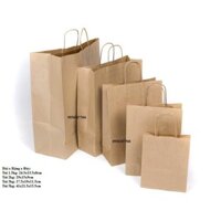 Sỉ 60 Chiếc Túi giấy xi măng, túi kraft gói hàng - 1.5 - 2- 3 - 5kg - ĐỦ SIZE [ RẺ VÔ ĐỊCH ]