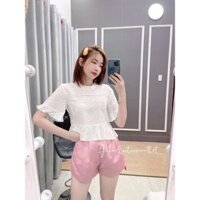 SỈ Áo kiểu phối viền ren hình thật