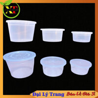 (SỈ BAO 1000 ) Hủ làm bánh Flan khuôn rau câu có nắp cao cấp chịu nhiệt tốt ( 30ml , 60ml  , 125ml )