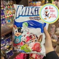 Sỉ bịch 50c kẹo mút sữa milkita mix vị trái cây, kẹo mút sữa làm từ sữa milkita bịch 50c sỉ đồ ăn vặt Snack