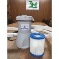 [Sỉ] Bình lọc nước bể bơi 530gal, hồ bơi khung kim loại mini cho gia đình, phao bơi, hồ bơi bơm hơi, kính bơi, áo phao