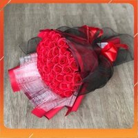 sỉ bó hoa hồng sáp 30 bông siêu đẹp - Kho sỉ