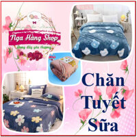 Sỉ chăn lông tuyết nhung sữa, chăn thu đông chất mịn và thoáng kích thước 2mx2m2