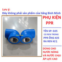 Sỉ Co Ren Trong 27 ống 25 PPR Có Màu Xanh, Đen (Bịch 20 Cái)