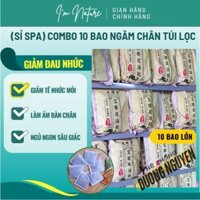 (Sỉ) Combo 10 Bao Ngâm Chân Túi Lọc Giảm Đau Nhức Ngải Cứu Đủ Vị (Bao 1kg)