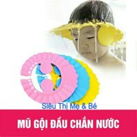 Sỉ - Combo 10 mũ chắn nước gội đầu cho bé