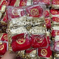 Sỉ Combo 100 Túi Gấm Đỏ Phong Thủy Chữ phúc- Lôc kích thước 7x9 cm - Chữ Phúc