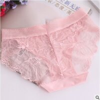 Sỉ combo 5 quần chip nữ đúc ren xuất Mỹ viền gợn sóng,  quần lót đúc xu
