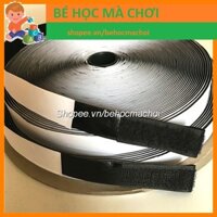 Sỉ cuộn nguyên 25 met Velcro/ Băng dính nhám có keo sẵn loại 2cm