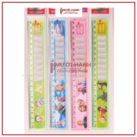SỈ _ [CỬU CHƯƠNG - 20CM] LON 100 Cây Thước Nhựa / Thước Kẻ Nhựa Cửu Chương Aihao AH-0124;AH-T20 20CM Kiểu Hình Dễ Thương