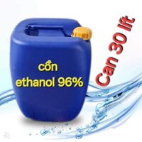 Sỉ ethanol mỹ phẩm 96% ( cồn thơm) can 30 L