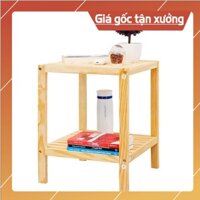 [Sỉ Giá Sock] Kệ Gỗ Đầu Giường 2 tầng Vintage Giá Tốt V1.1