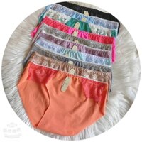 sỉ giá tốt, sét 10 quần lót su nữ, siêu co dãn phối ren như hình