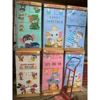 (Sỉ Hà Nội) Tủ nhựa Việt Nhật 5 tầng 6 ngăn 60x48x123cm( IB DE BAO MAU)happy- chon mau ko chon hinh