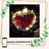 SỈ HOA SÁP trái tym 50 BÔNG, hoa mika sáp - Quà tặng sinh nhật, hội nghị, sự kiện, phụ nữ 20-10,8-3, 20-11