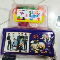 Sỉ hộp đựng bút bts và bộ kit làm Slime