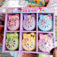 sỉ khay 24 bộ móng tay hình tròn loại đẹp