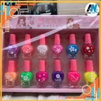 Sỉ khay 24 lọ Sơn Móng Tay bóc được siêu xinh cho bé Làm Nail