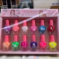 Sỉ khay 24 lọ Sơn Móng Tay bóc được siêu xinh cho bé