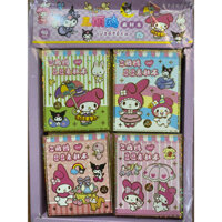 sỉ khay 40 quyển sổ dán sticker kurumi