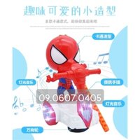 Sỉ lẻ đèn lồng Trung Thu Quý Mão 2023 - Xe máy Người nhện Minion Hổ Captain Kitty lắp pin có nhạc có đèn led nhiều màu