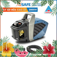 (Sỉ lẻ) Máy xịt rửa Hồng Ký ZET MOTO motor từ không chổi than công suất 2000W đi kèm bộ phụ kiện 7 món- chính hãng - xsa