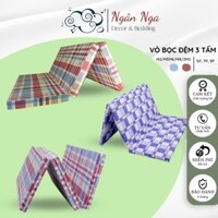 Sỉ/ lẻ Vỏ Bọc Đệm 3 Tấm ,Vỏ Bọc Đệm Vải Gấm Valize Kích Thước 1m8x2,0m Ngân Nga Shop