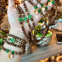 Sỉ - lẻ Vòng đeo tay May mắn tinh Duyên Mộc Cát Tường 6mm 108h mang phong thuỷ nữ mệnh