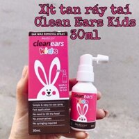 (Sỉ_ lẻ) XỊT TAN RÁY TAI CLEAN EARS KIDS 30ML HÀNG ÚC XÁCH TAY