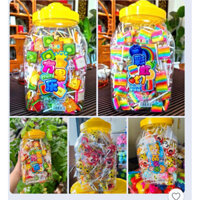 sỉ lọ 200 que kẹo mút trái cây mix vị nhiều hình