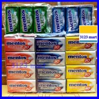 SỈ. (Lốc 12 hũ) kẹo ngậm bạc hà MENTOS PURE FRESH/ CLEAN BREATH không đường hộp thiếc đủ vị.