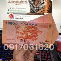 [Sỉ Rẻ Nhất] 100 Tờ Tiền Lưu Hình Con Rồng Phong Thuỷ May Mắn Do Trung Quốc Phát Hành