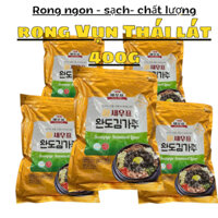 Sỉ Rong Biển Trộn Cơm Hàn Quốc WanDo - Lá Kim Thái Lát gói To 400gr