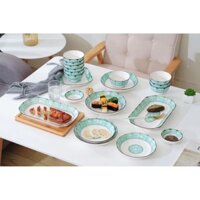 [Sỉ tại kho - sale sập sàn] set 10 bát cơm sứ hoa 1553