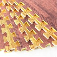 Sỉ thảm xốp ghép màu vân gỗ [bộ 6miếng kt 60x60]