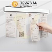 [Sỉ] Thanh Kẹp Bill, Kẹp Order Inox Cao Cấp, kích thước 50cm - 80cm,  Kèm Băng Dính, Đa Kích Cỡ
