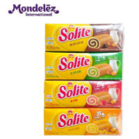 SỈ THÙNG 12 HỘP _ Bánh bông lan cuộn Solite hộp 18g (20 cái) ĐỦ VỊ